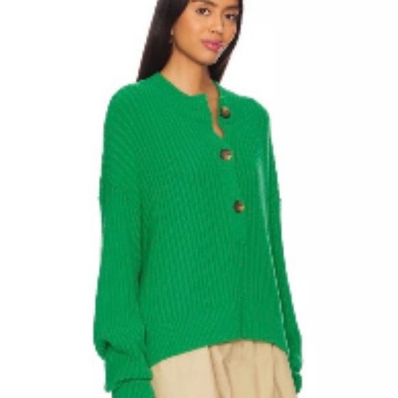Brooks Brothers Sweaters - Free People Cocoa Henley Rolling Hills Sweater sz L